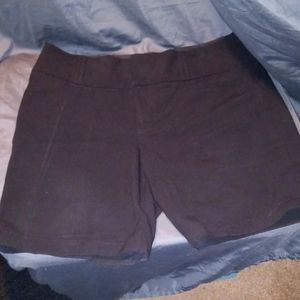 Xoxo Black Dress Shorts Bermuda 13/14